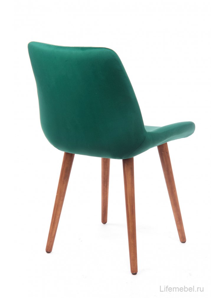 Деревянный стул Седа зеленый (zd 667) / темное дерево