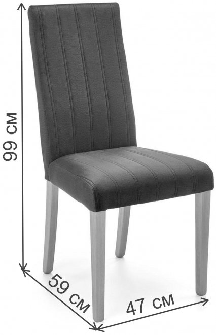 Деревянный стул Diego 2 бежевый / черный