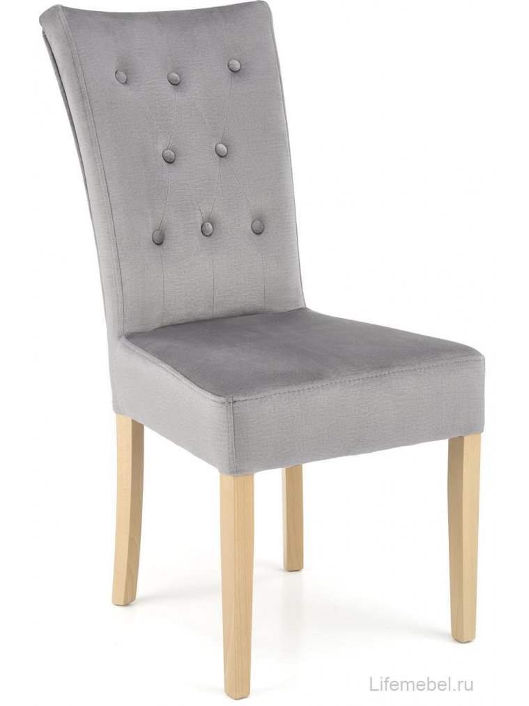 Деревянный стул Виль серый / дуб медовый