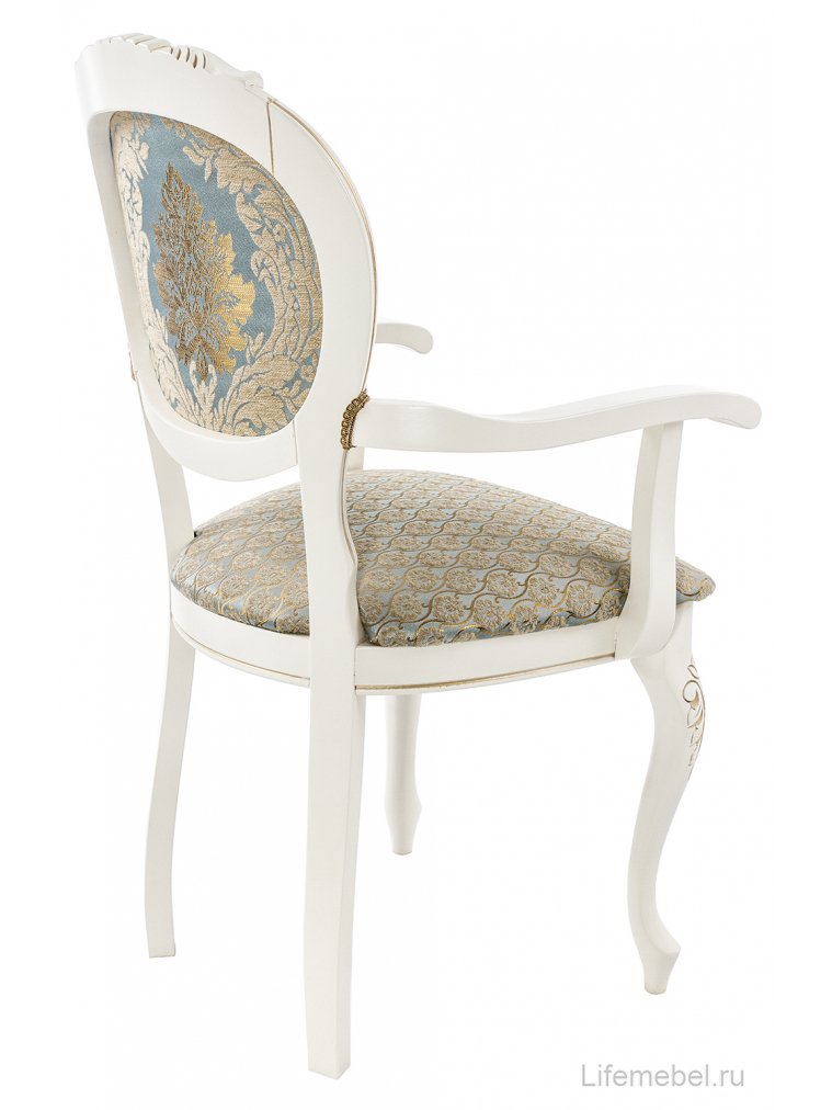 Кресло Adriano 2 молочный с патиной