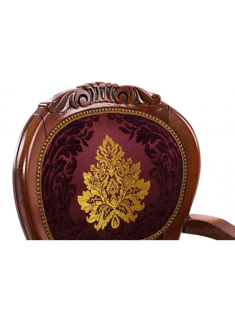 Кресло Adriano 2 вишня с патиной