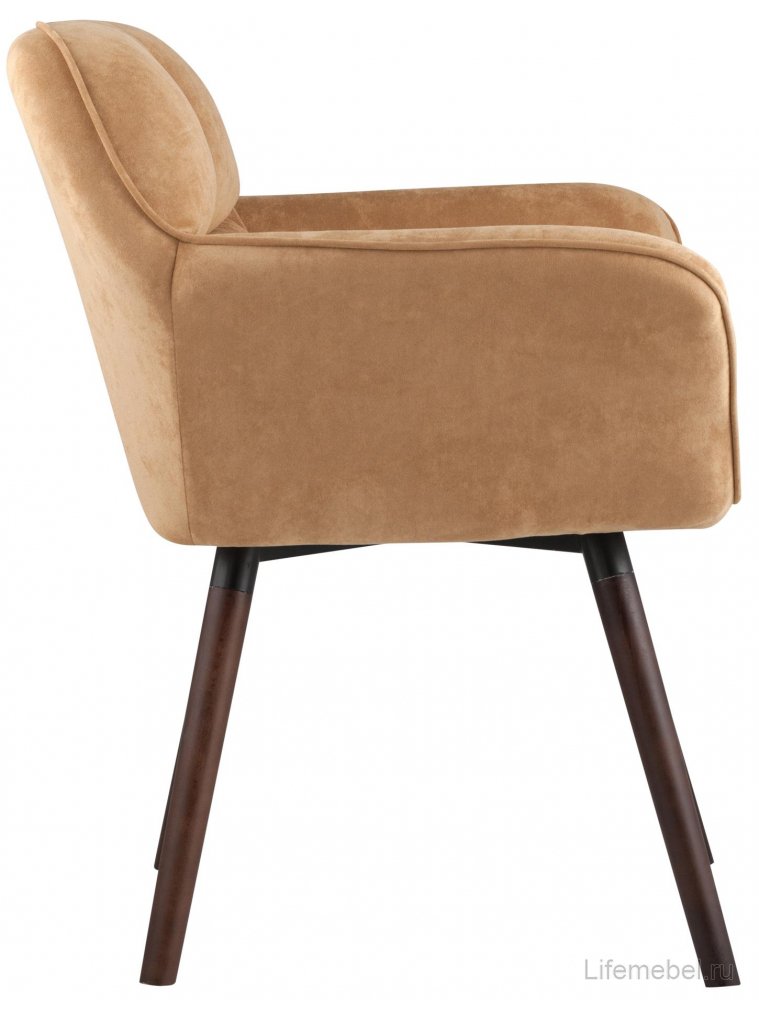 Кресло Алия бежевая замша
