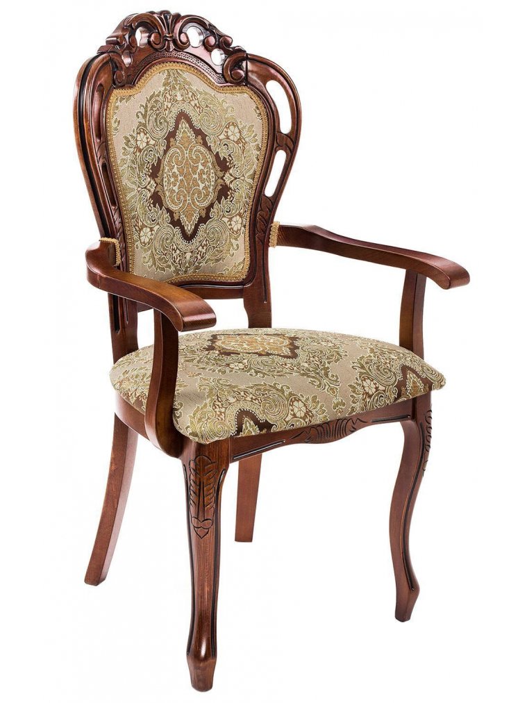 Кресло Bronte вишня с патиной