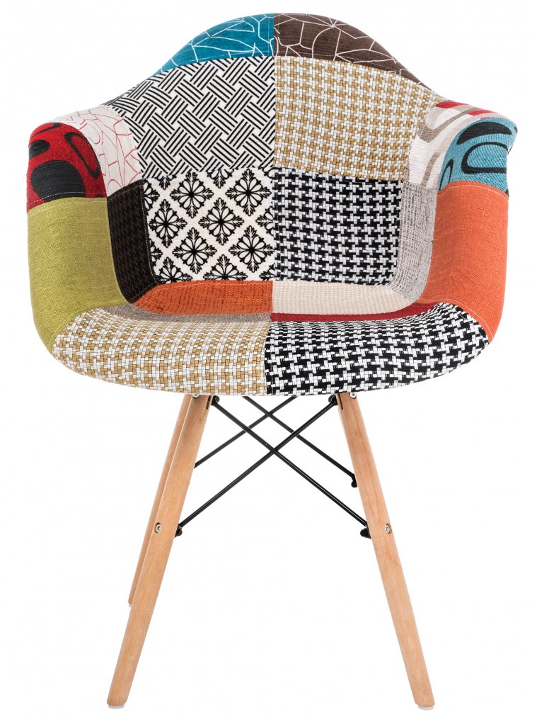 Кресло Multicolor fabric / wood