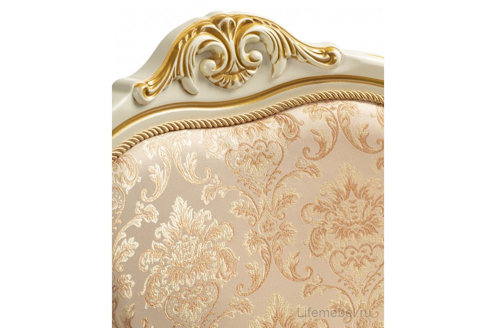 Кресло Руджеро патина золото / бежевый