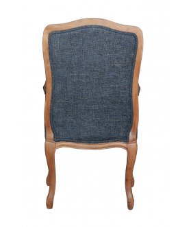 Мягкий стул с подлокотниками Wallis Blue