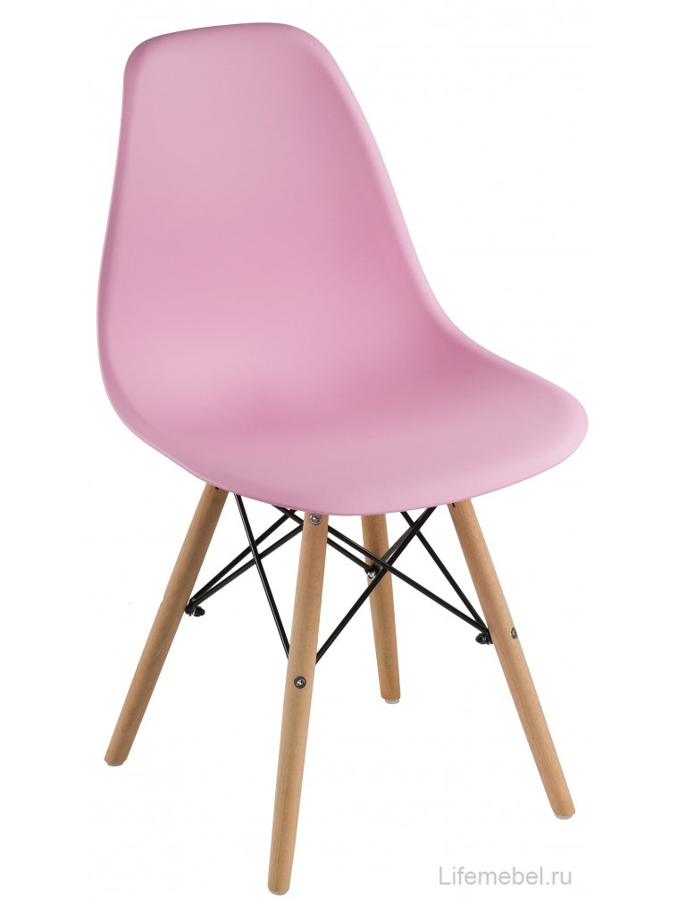 Пластиковый стул Eames PC-015 light pink