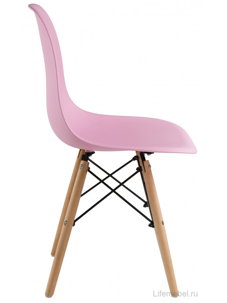 Пластиковый стул Eames PC-015 light pink
