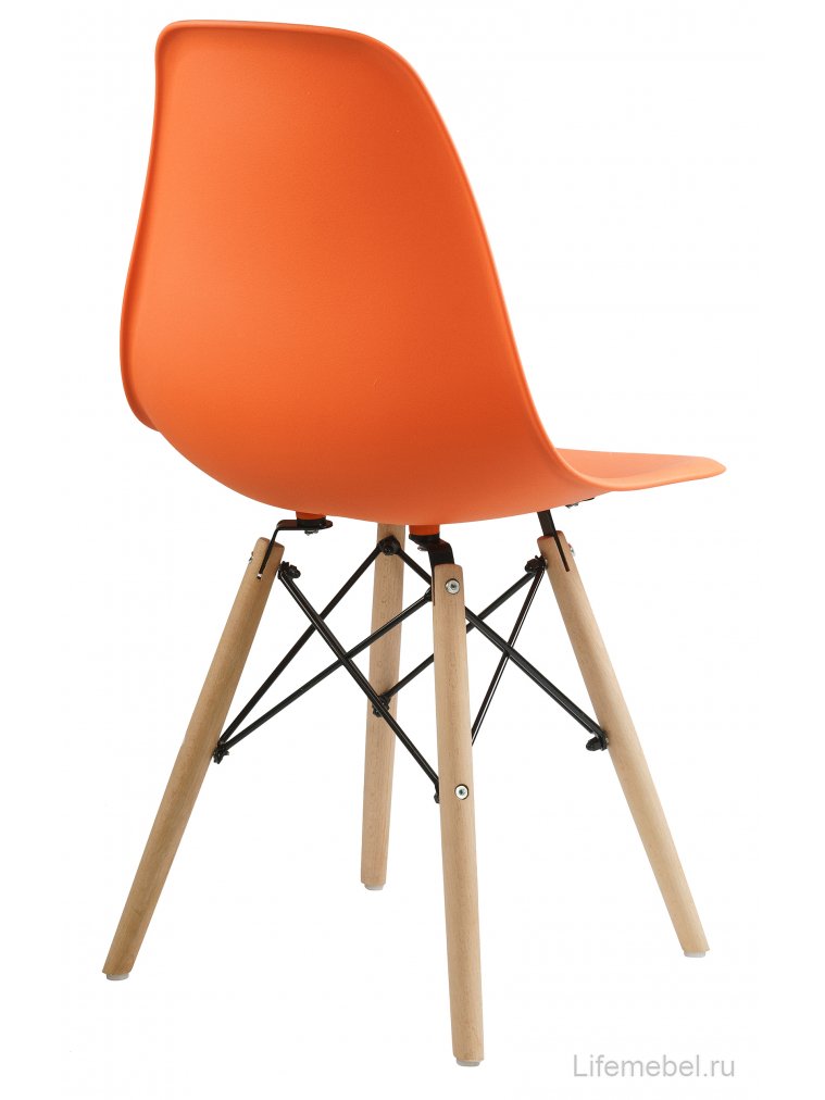 Пластиковый стул Eames PC-015 orange