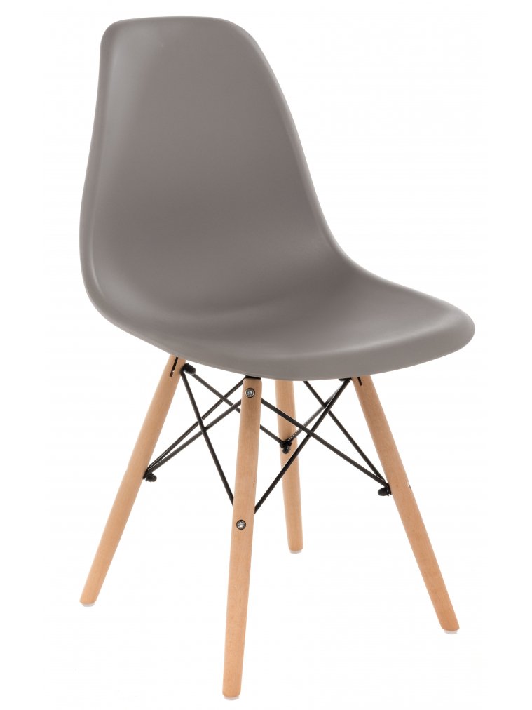 Пластиковый стул Eames PC-015 серый