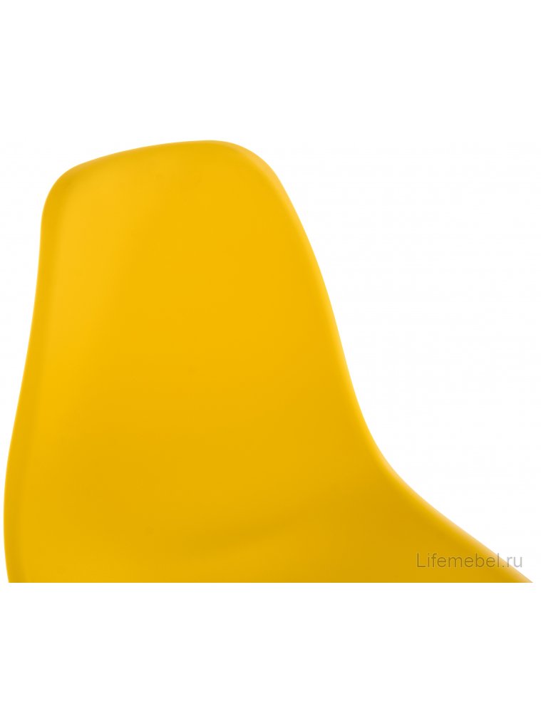 Пластиковый стул Eames PC-015 желтый
