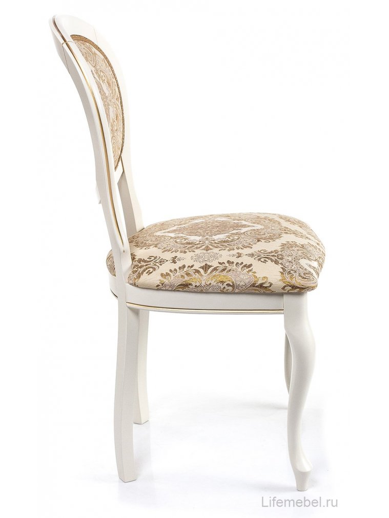 Стул Adriano молочный с патиной