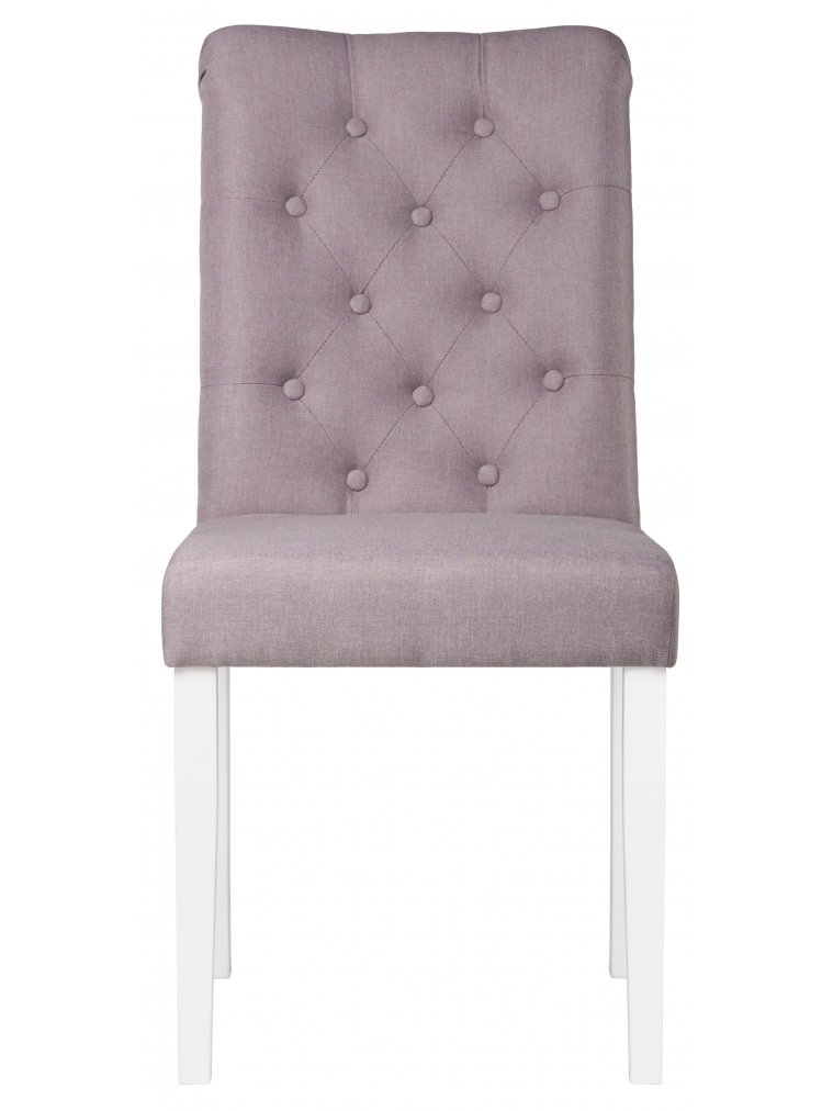 Стул Amelia white / fabric fog