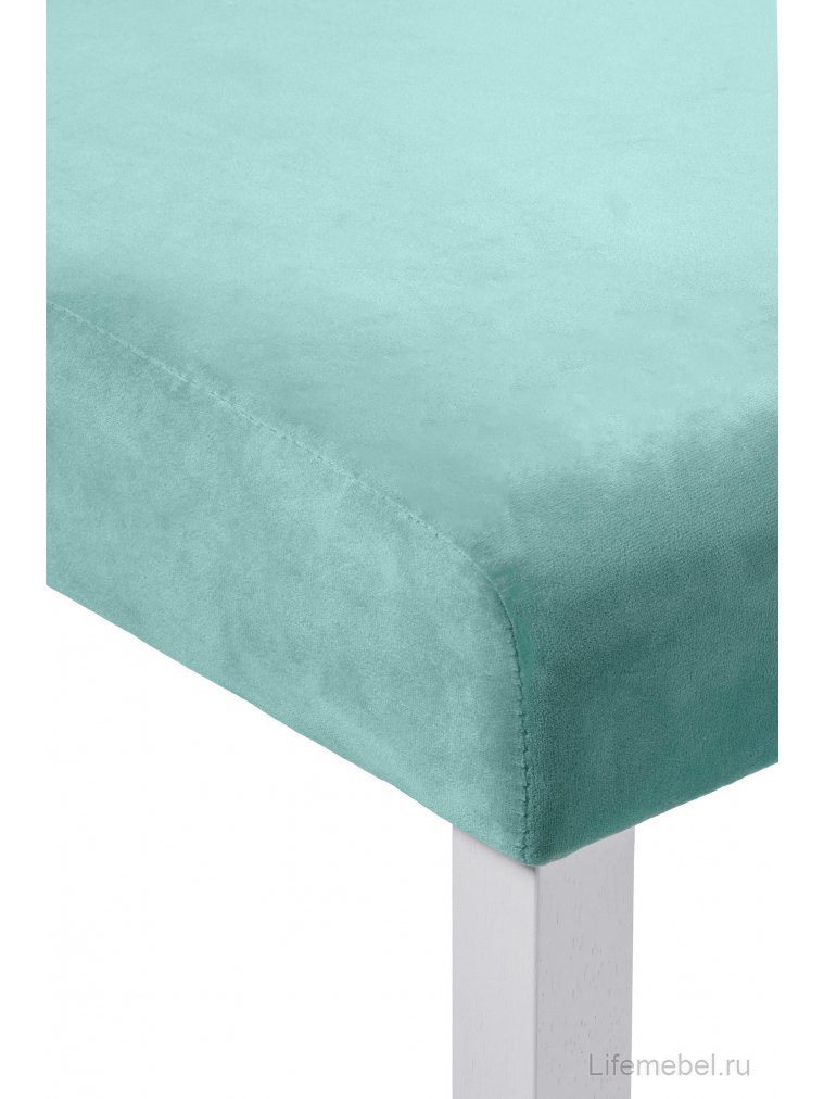 Стул Amelia white / fabric tiffany