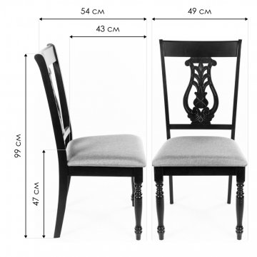 Стул Bad dark oak