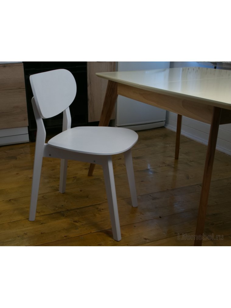 Деревянный стул Блюм белый