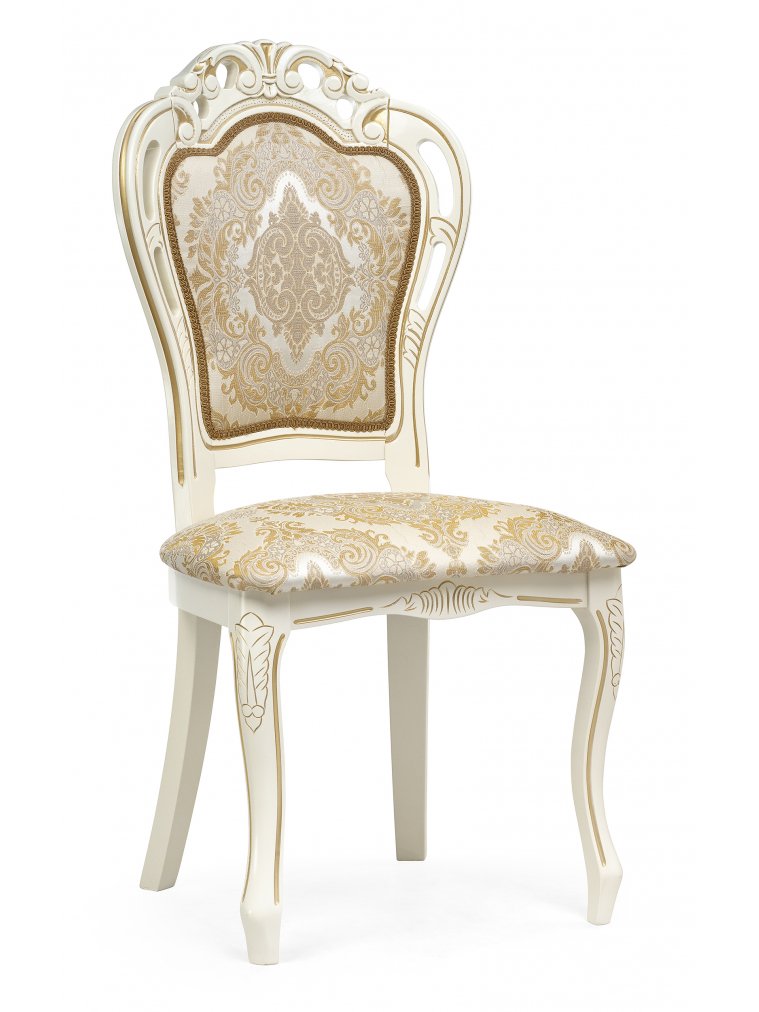 Стул Bronte молочный с патиной