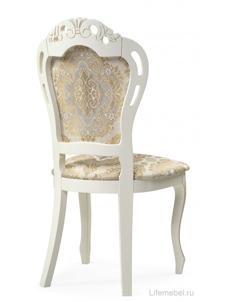 Стул Bronte молочный с патиной