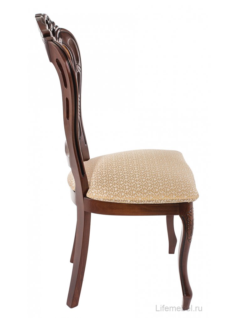 Стул Bronte вишня / бежевый с патиной
