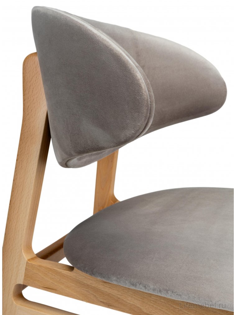 Деревянный стул Calipso heat gray / wood