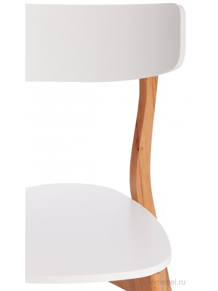 Деревянный стол Claire белый / натуральный