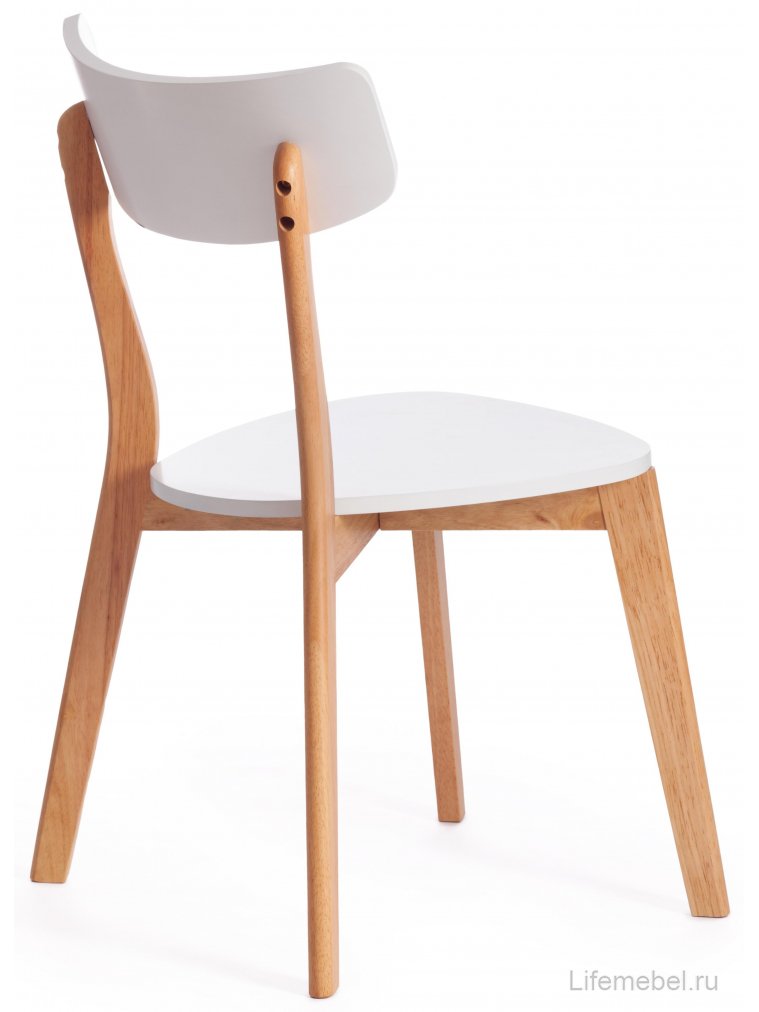 Деревянный стол Claire белый / натуральный