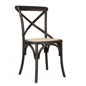 Стул Cross Back Black Brush