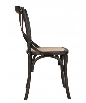 Стул Cross Back Black Brush