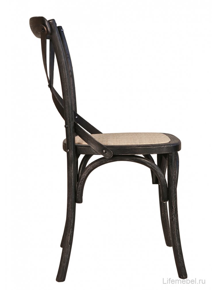 Стул Cross Back Black Brush