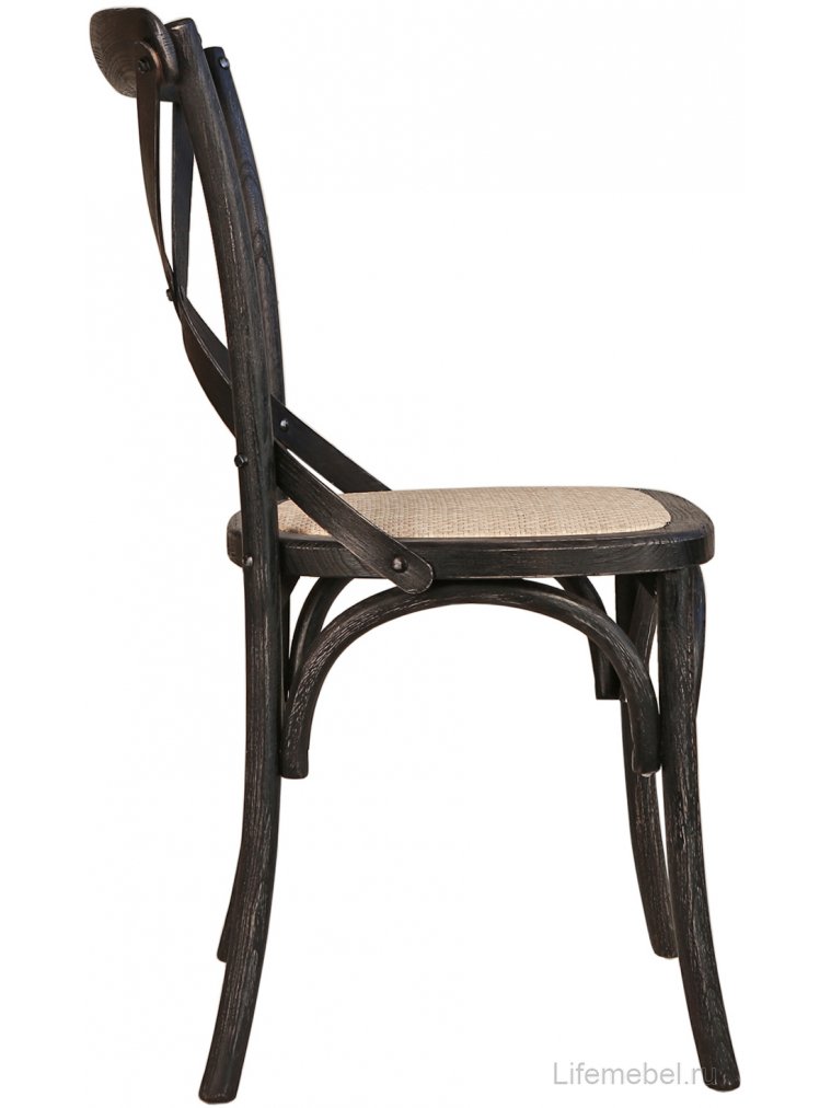 Стул Cross Back Black Brush