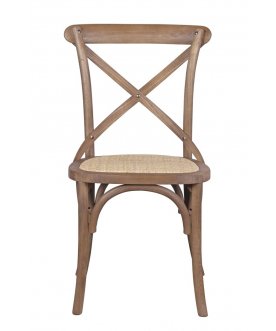 Стул Cross Back Brown