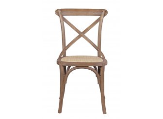 Стул Cross Back Brown