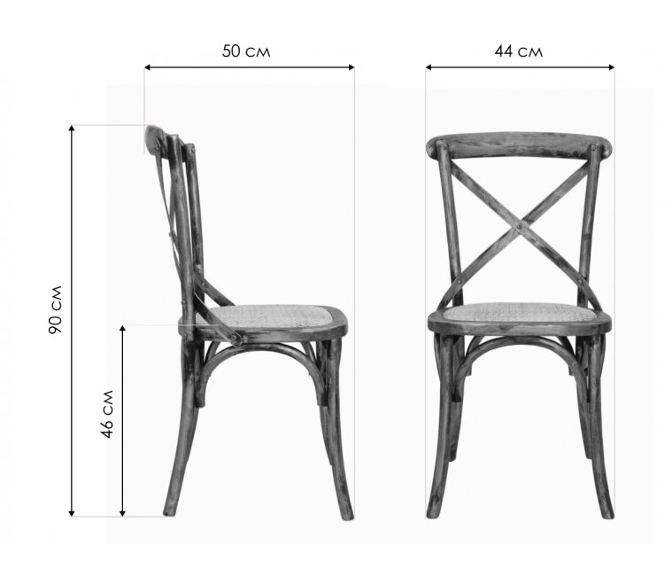 Стул Cross back old