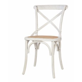 Стул Cross Back White Brush