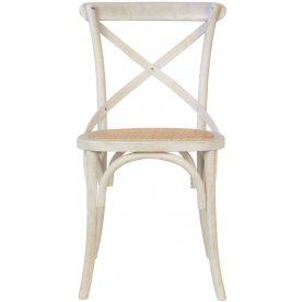 Стул Cross Back White Brush