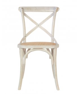 Стул Cross Back White Brush