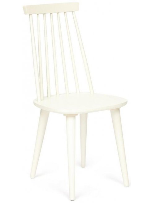 Стул деревянный Burris mod. 6001 ivory white