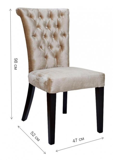 Стул деревянный DY-409J-LM28 бежевый