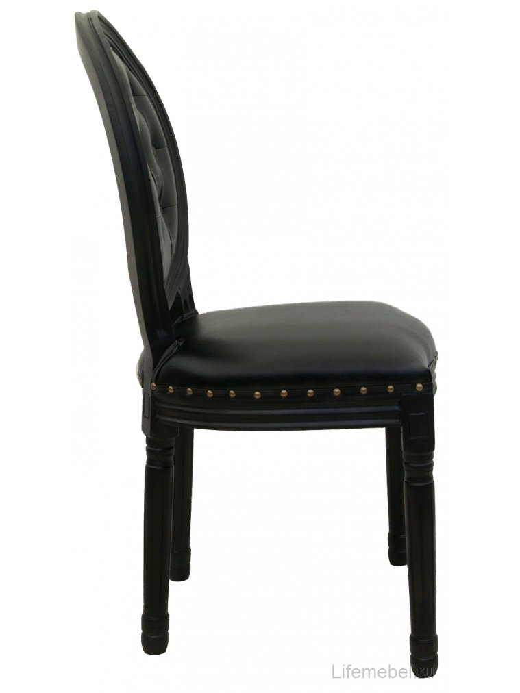 Стул деревянный Volker button black