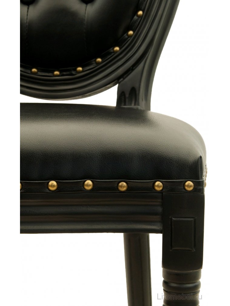 Стул деревянный Volker button black