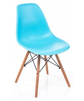 Пластиковый стул Eames PC-015 бирюзовый