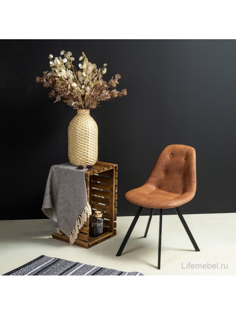 Деревянный стул Eames браун / loft