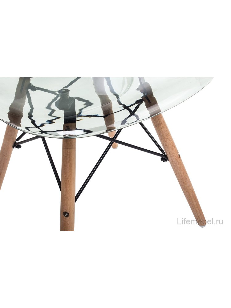 Стул Eames PC-015 прозрачный серый