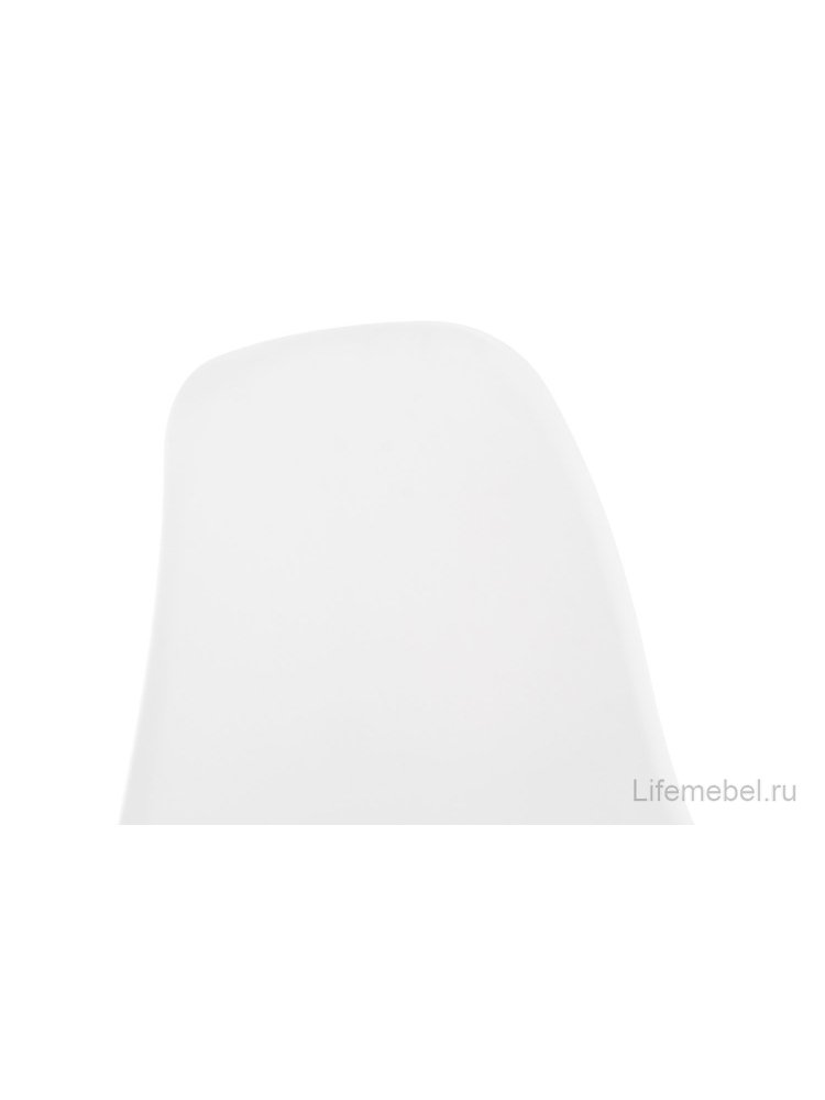 Стул Eames PC-015 WL white / wooden legs