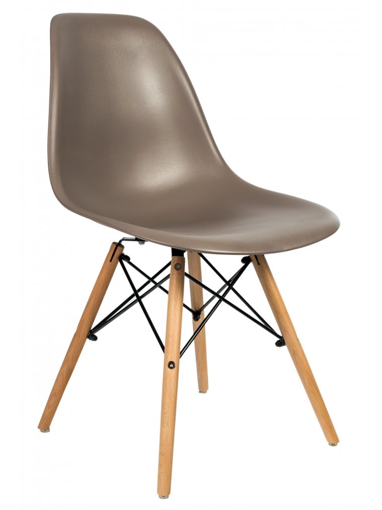 Стул Hames темно-серый / деревянный каркас