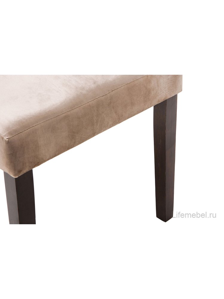 Стул Elegance dark walnut / fabric beige