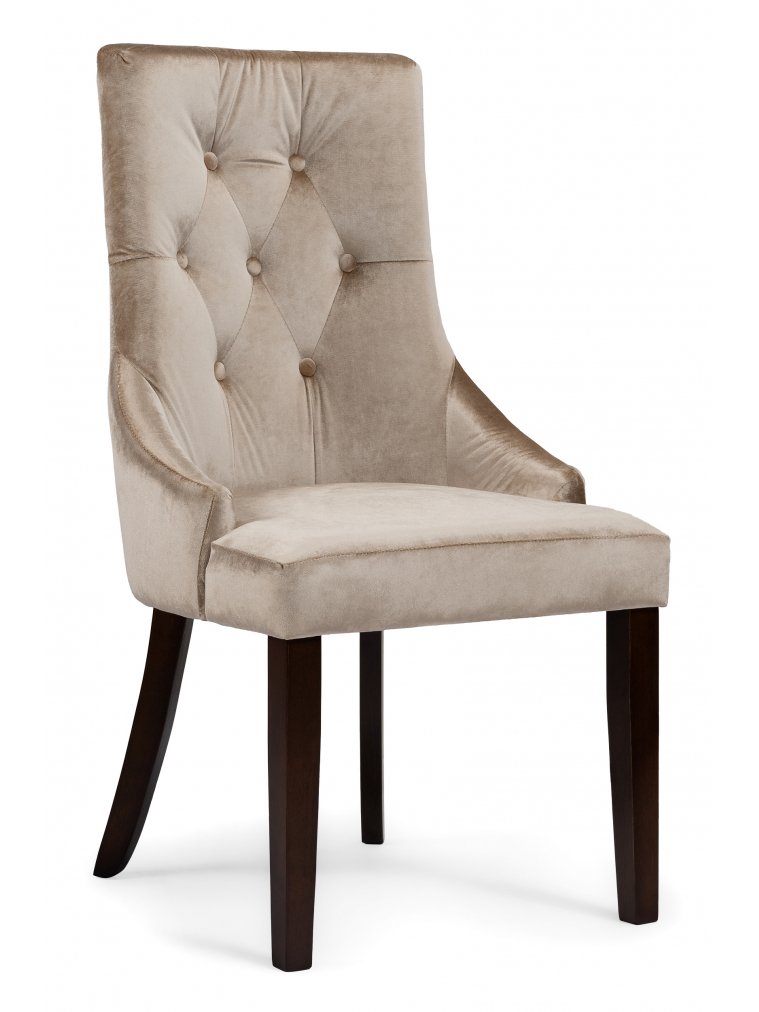 Стул Elegance dark walnut / fabric beige