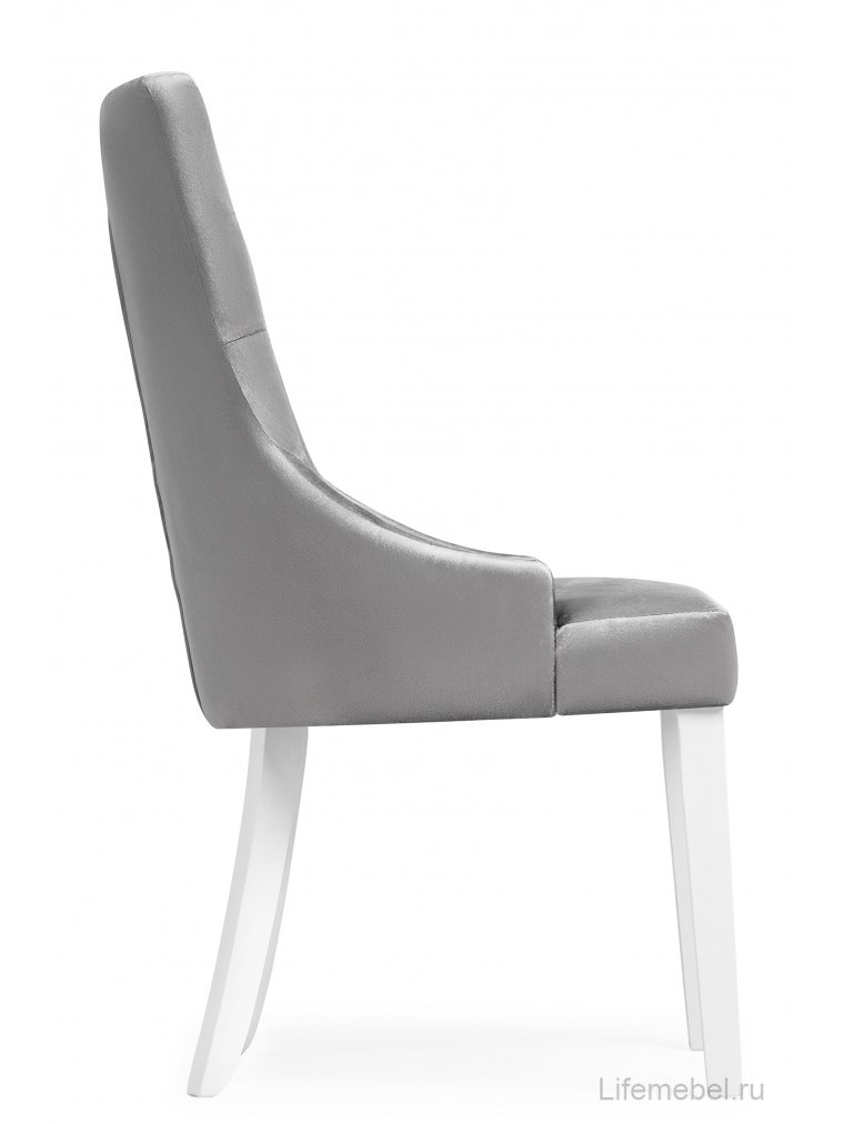 Стул Elegance white / fabric grey