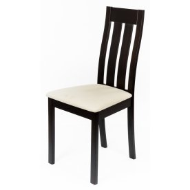 Стул EURO CB-2442YBH dark walnut / SWIC-Beige