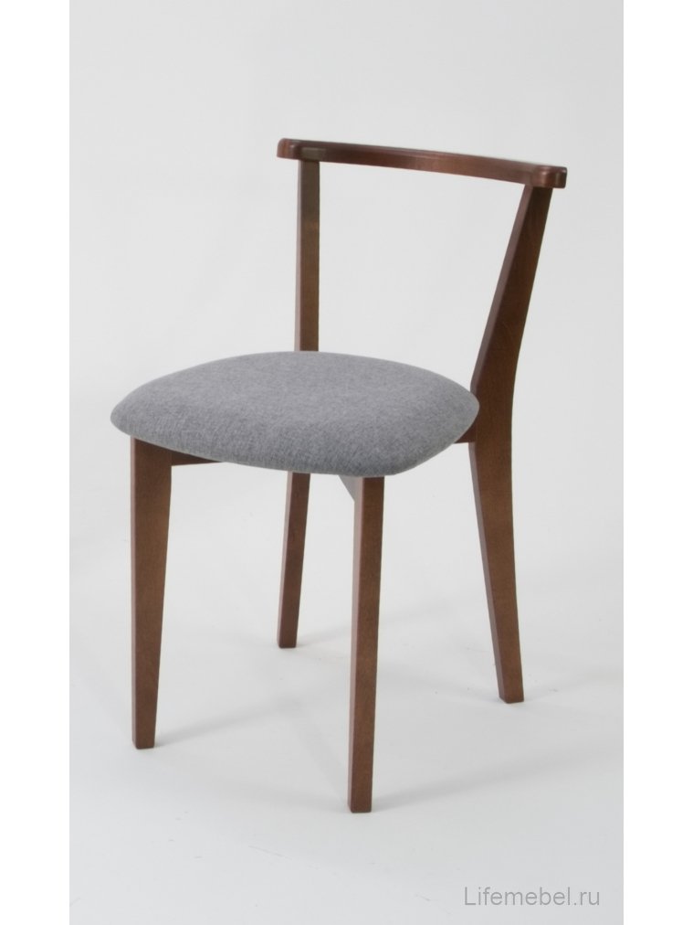 Деревянный стул Франк орех серый